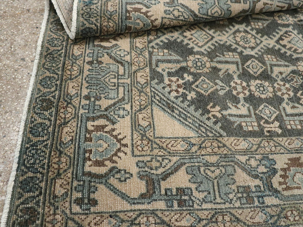 Vintage Persian Malayer Throw Rug, No.31972 - Gss