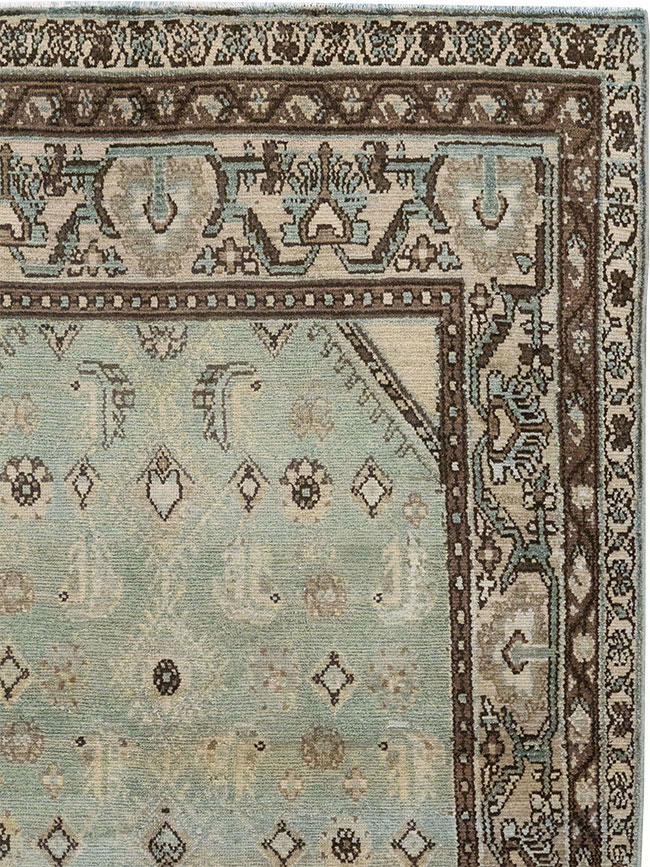 Vintage Persian Malayer Throw Rug, No.31973 - Gss