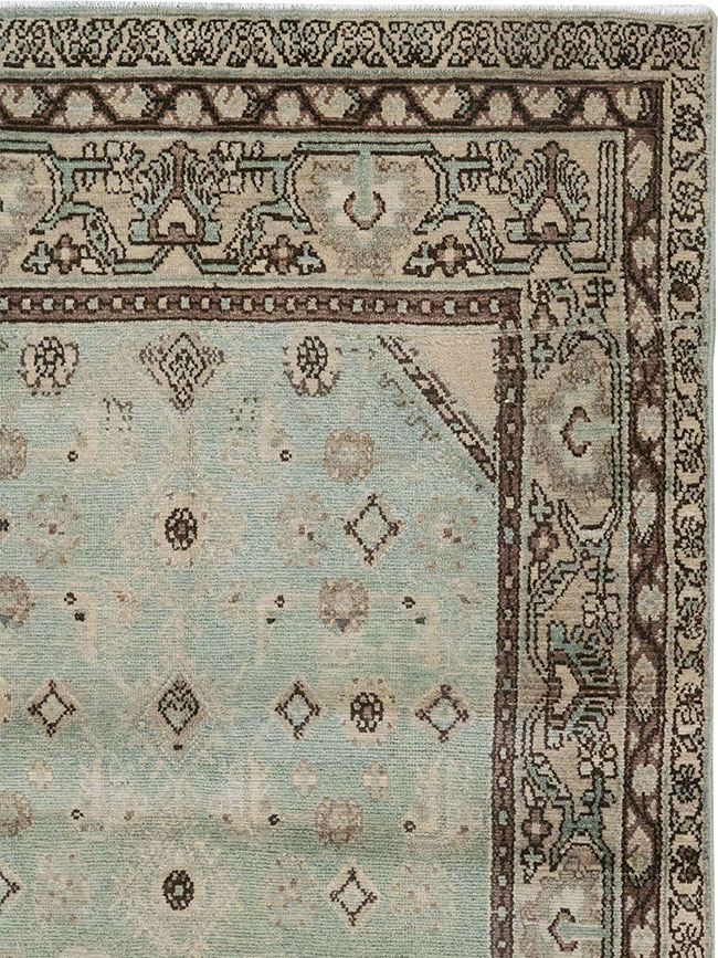 Vintage Persian Malayer Throw Rug, No.31973 - Gss