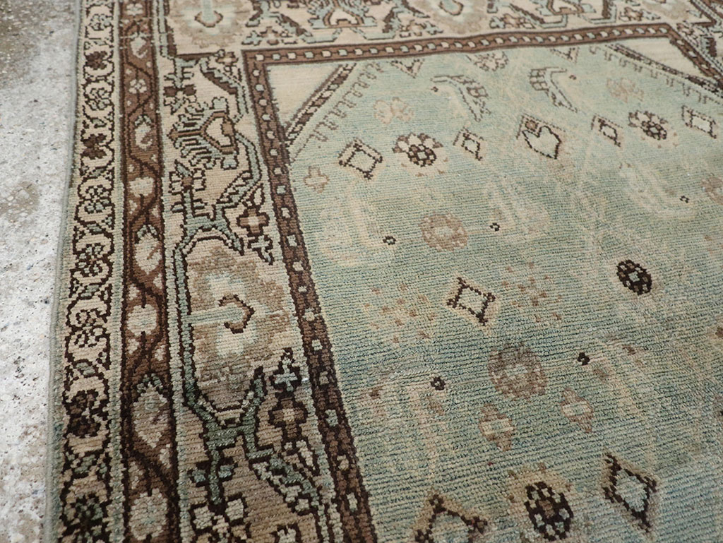 Vintage Persian Malayer Throw Rug, No.31973 - Gss