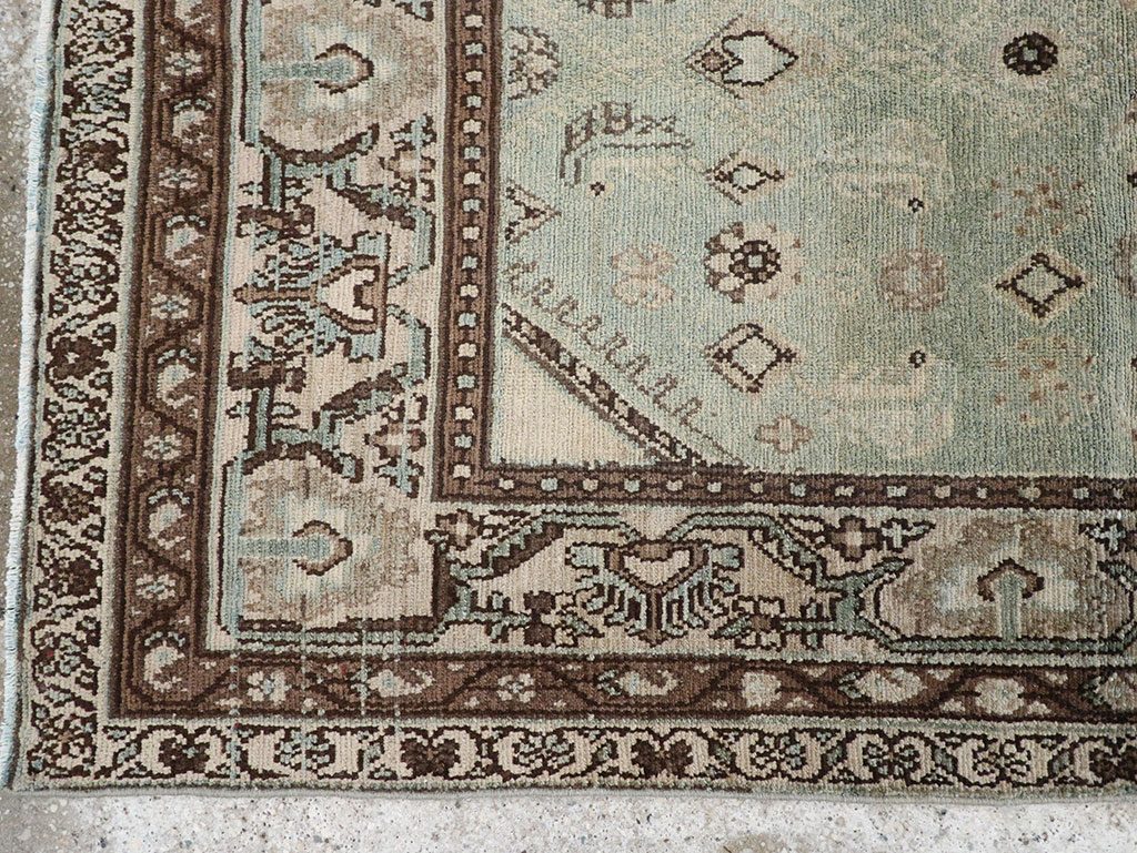 Vintage Persian Malayer Throw Rug, No.31973 - Gss