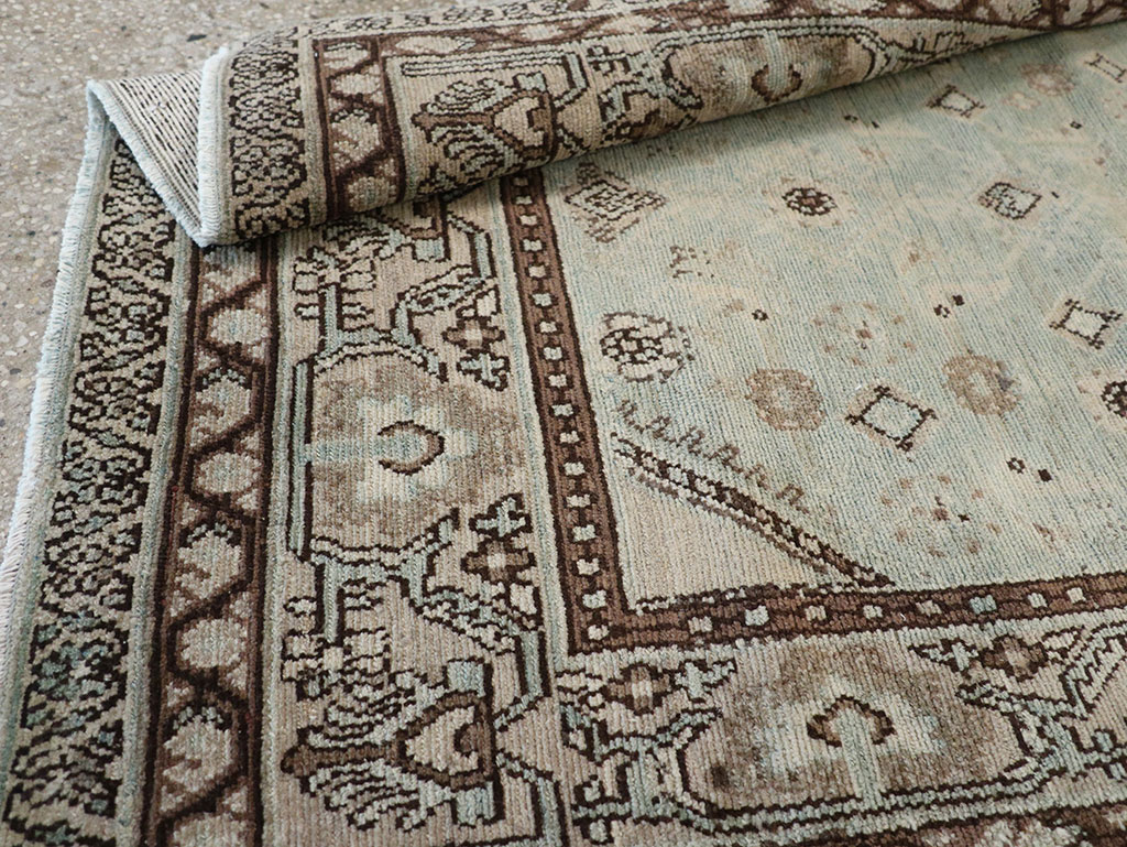 Vintage Persian Malayer Throw Rug, No.31973 - Gss