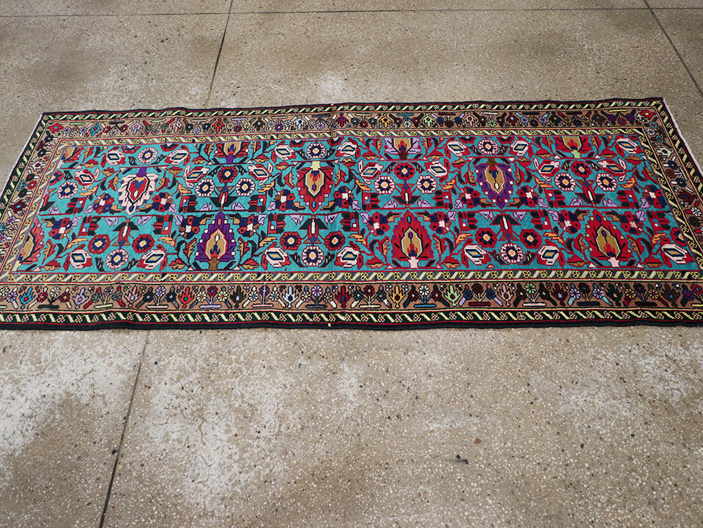 Vintage Persian Malayer Throw Rug, No.31975 - Gss