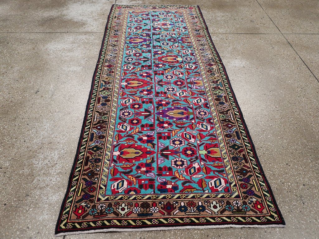 Vintage Persian Malayer Throw Rug, No.31975 - Gss