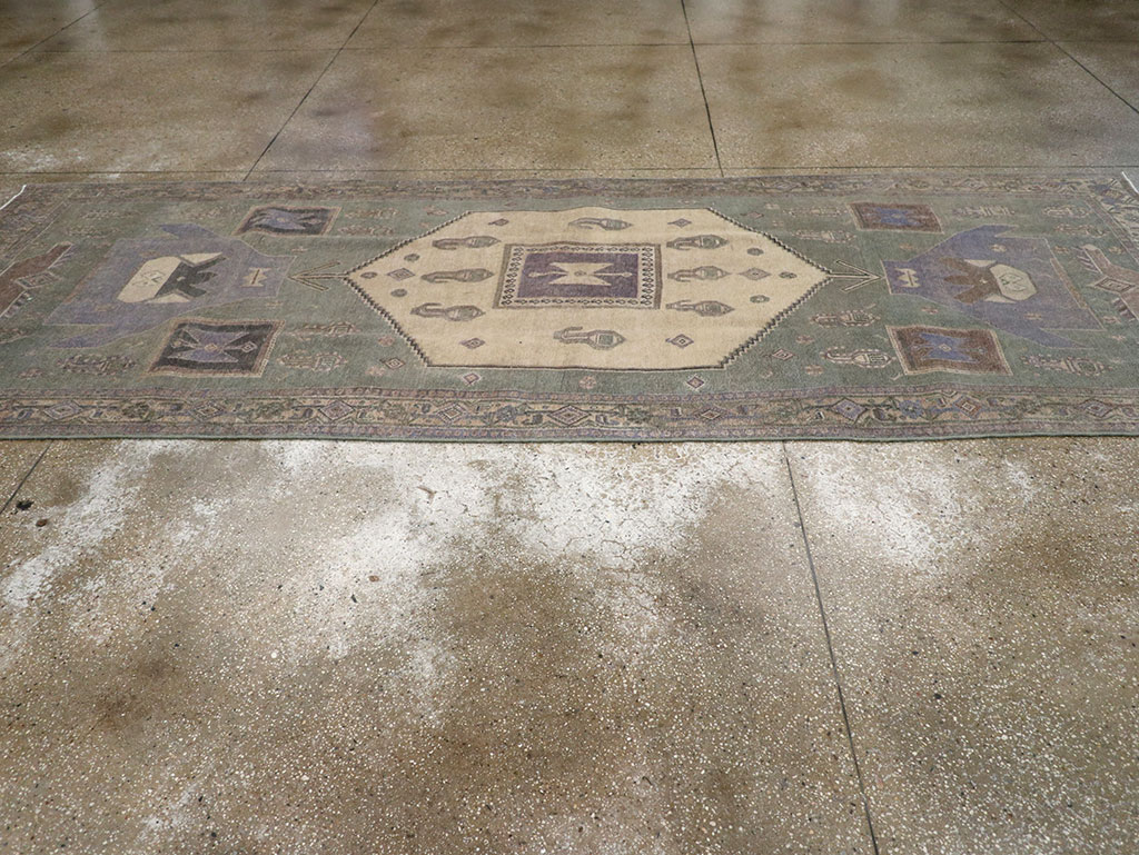 Vintage Persian Bidjar Runner, No.31979 - Gss