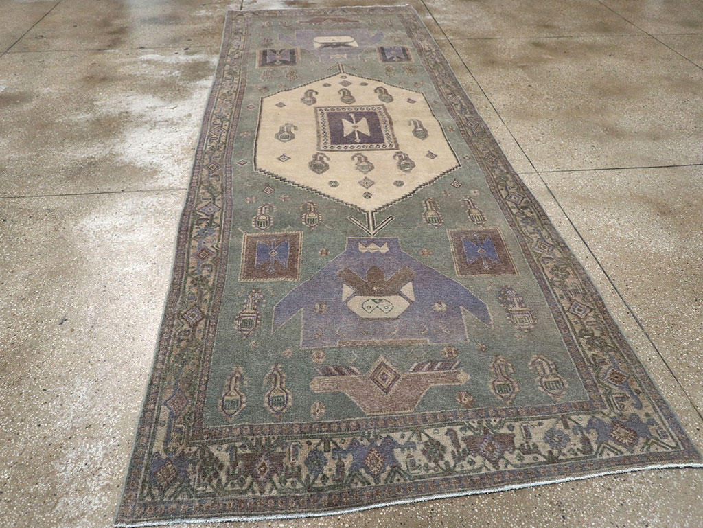 Vintage Persian Bidjar Runner, No.31979 - Gss