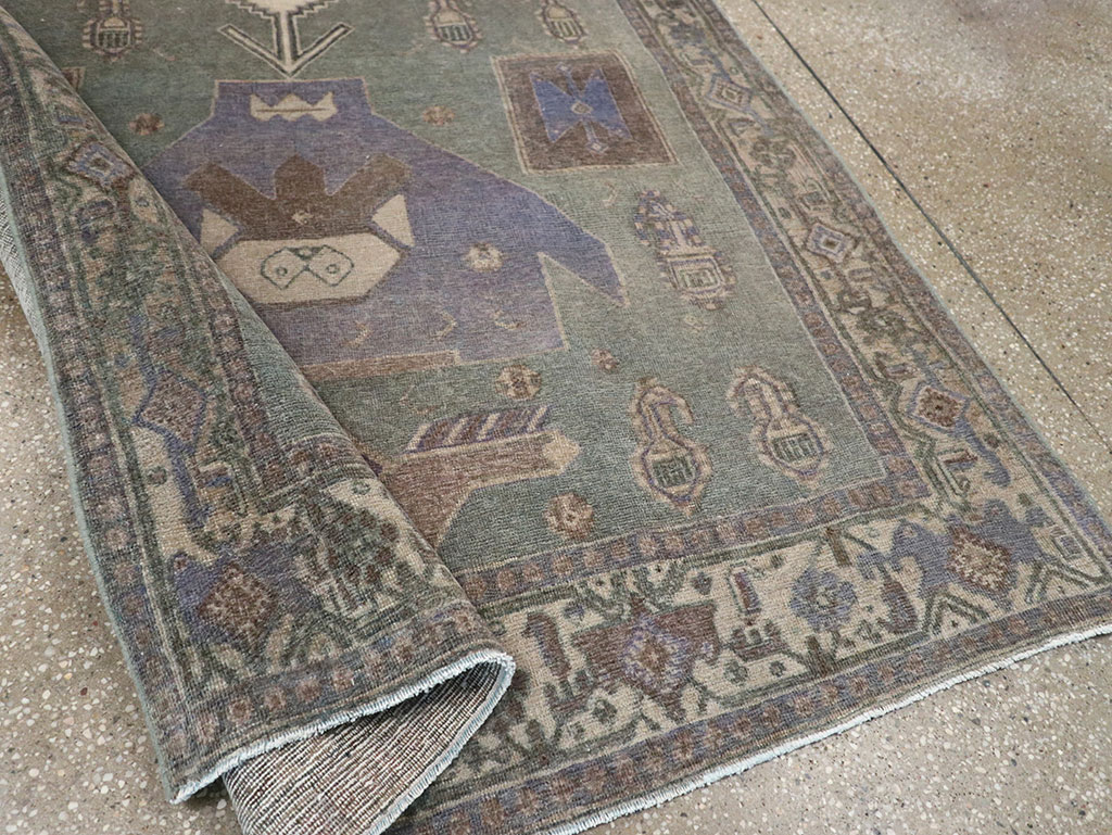 Vintage Persian Bidjar Runner, No.31979 - Gss