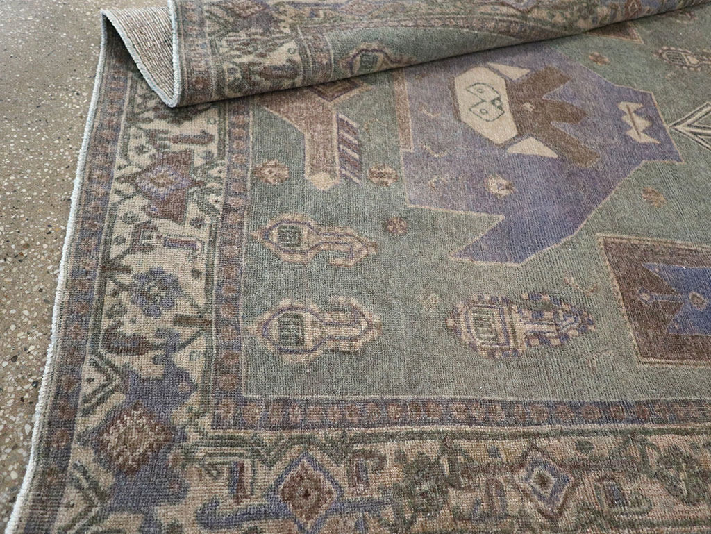 Vintage Persian Bidjar Runner, No.31979 - Gss