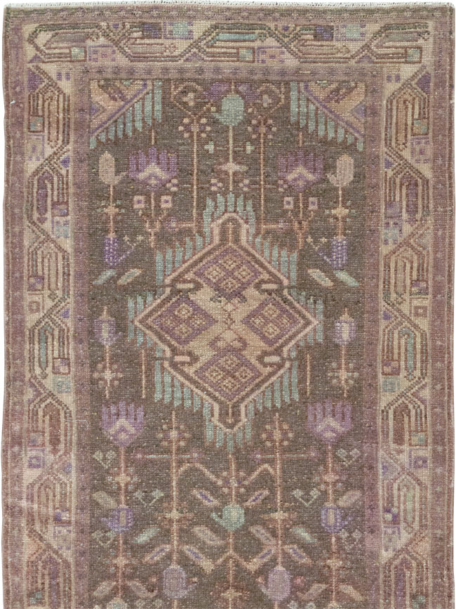 Vintage Persian Malayer Runner, No.31980 - Gss