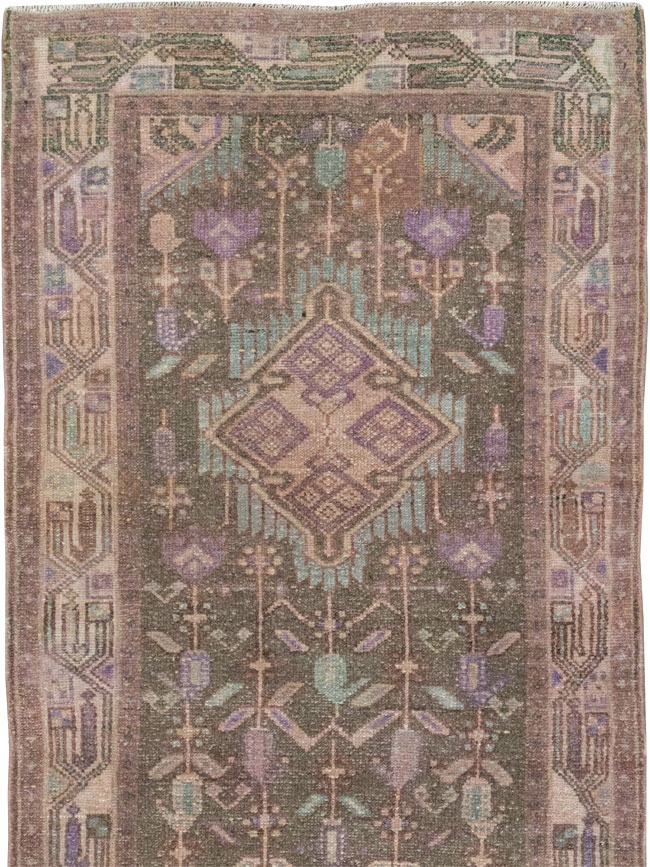 Vintage Persian Malayer Runner, No.31980 - Gss