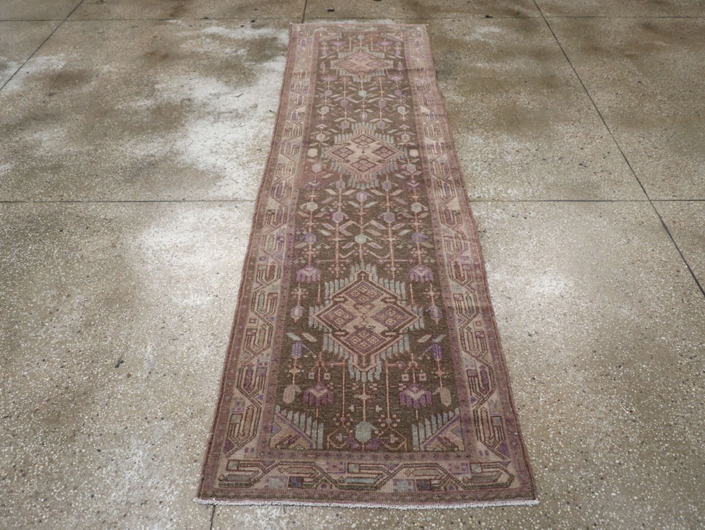 Vintage Persian Malayer Runner, No.31980 - Gss