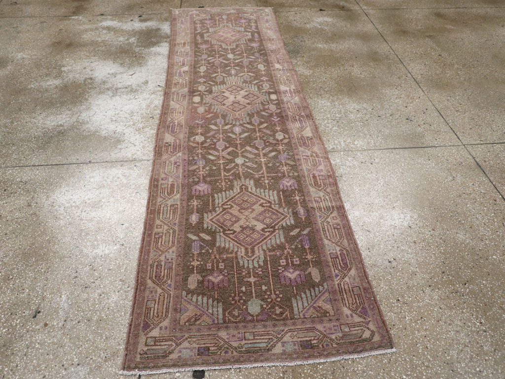 Vintage Persian Malayer Runner, No.31980 - Gss