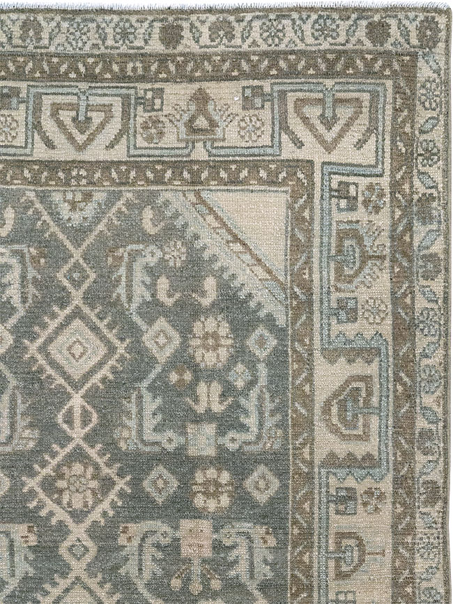 Vintage Persian Malayer Throw Rug (Pair: 1 of 2), No.31983 - Gss