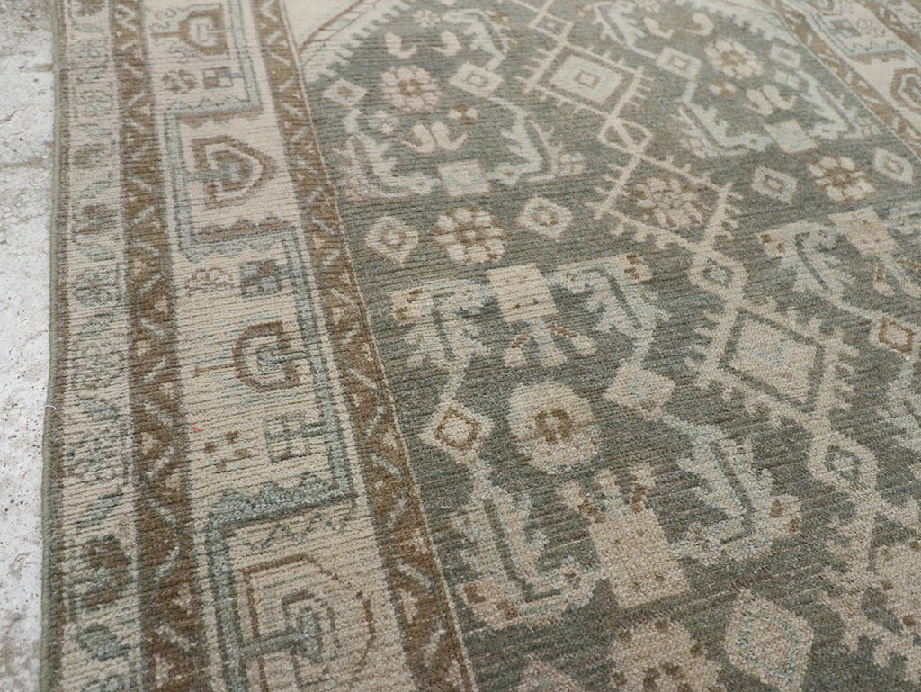 Vintage Persian Malayer Throw Rug (Pair: 1 of 2), No.31983 - Gss