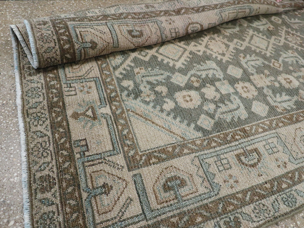 Vintage Persian Malayer Throw Rug (Pair: 1 of 2), No.31983 - Gss