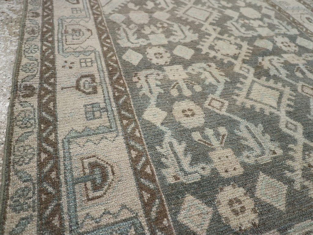 Vintage Persian Malayer Throw Rug (Pair: 2 of 2), No.31984 - Gss