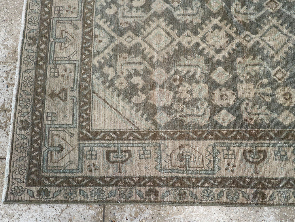 Vintage Persian Malayer Throw Rug (Pair: 2 of 2), No.31984 - Gss