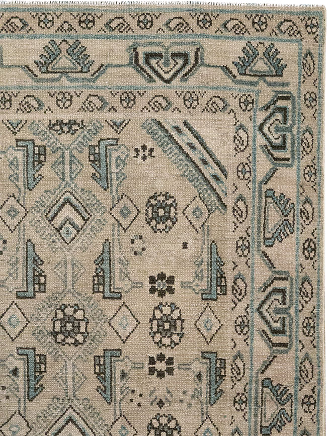 Vintage Persian Malayer Throw Rug (Pair: 2 of 2), No.31986 - Gss