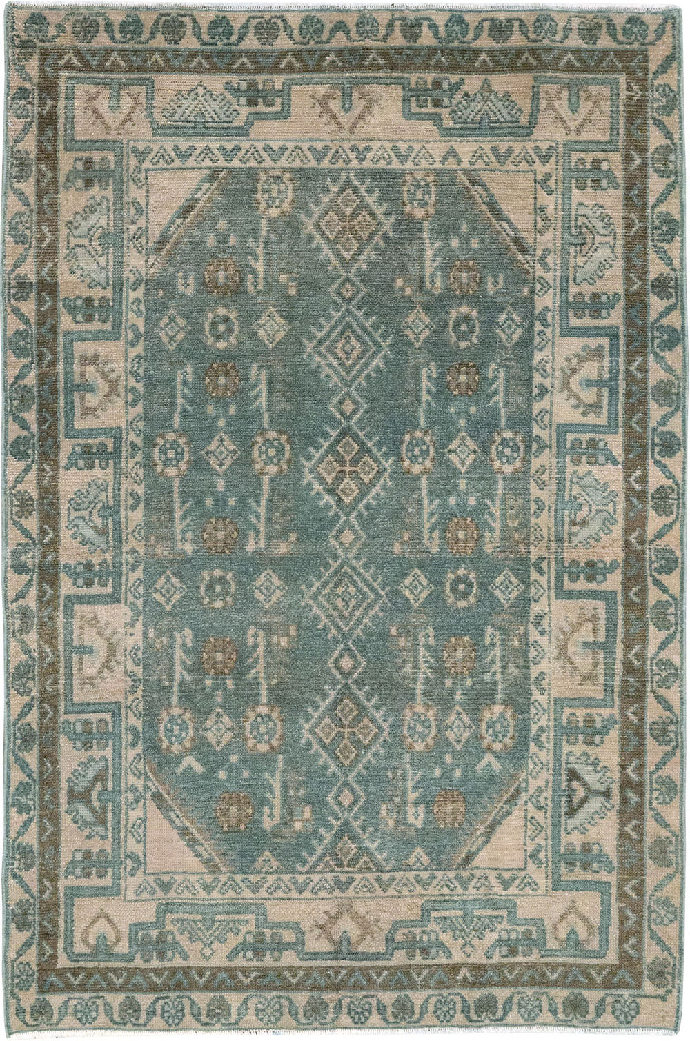 Vintage Persian Malayer Throw Rug (Pair: 1 of 2), No.31987 - Gss