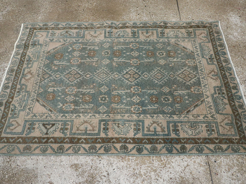 Vintage Persian Malayer Throw Rug (Pair: 1 of 2), No.31987 - Gss