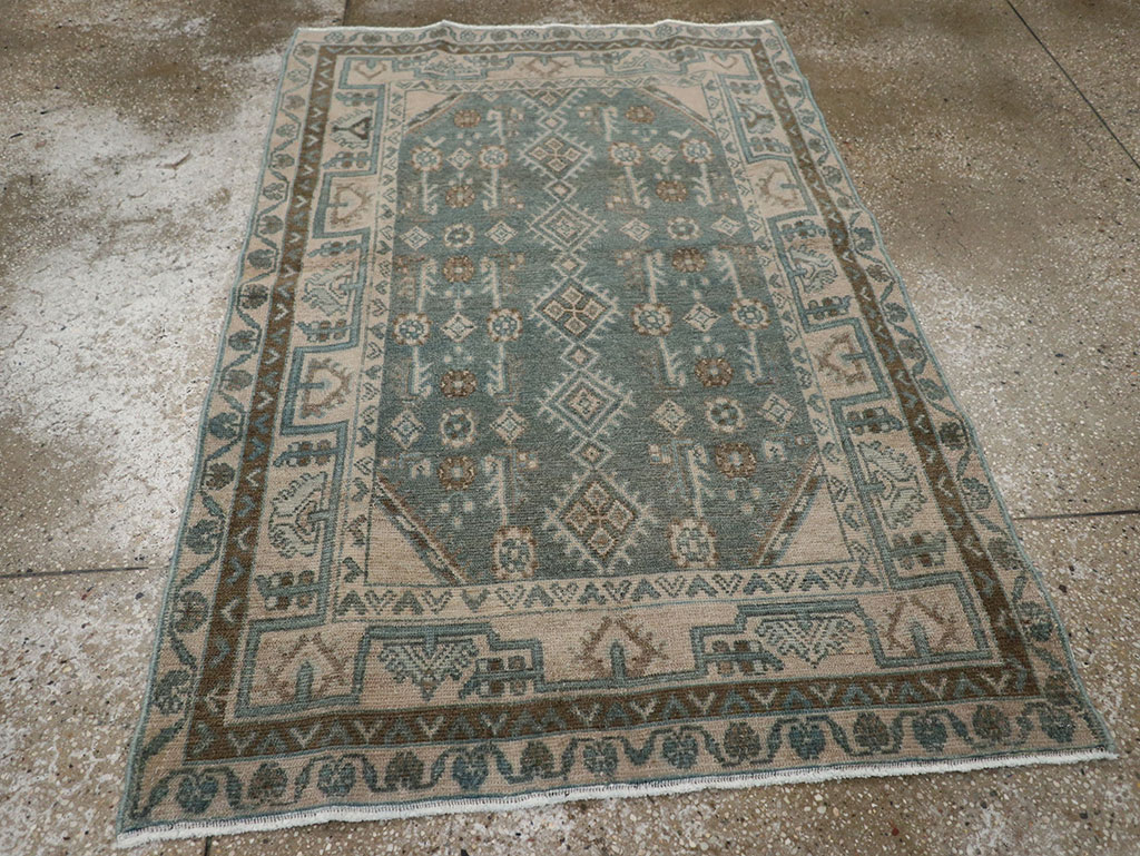 Vintage Persian Malayer Throw Rug (Pair: 1 of 2), No.31987 - Gss