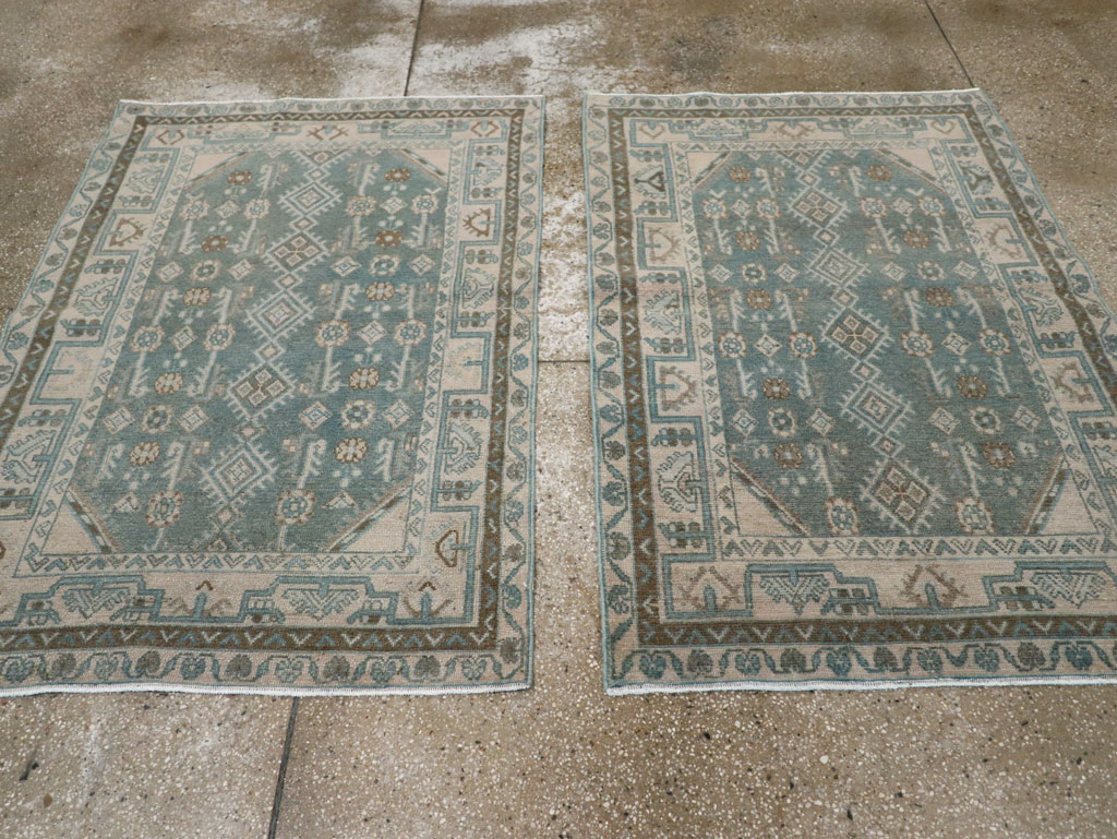 Vintage Persian Malayer Throw Rug (Pair: 1 of 2), No.31987 - Gss