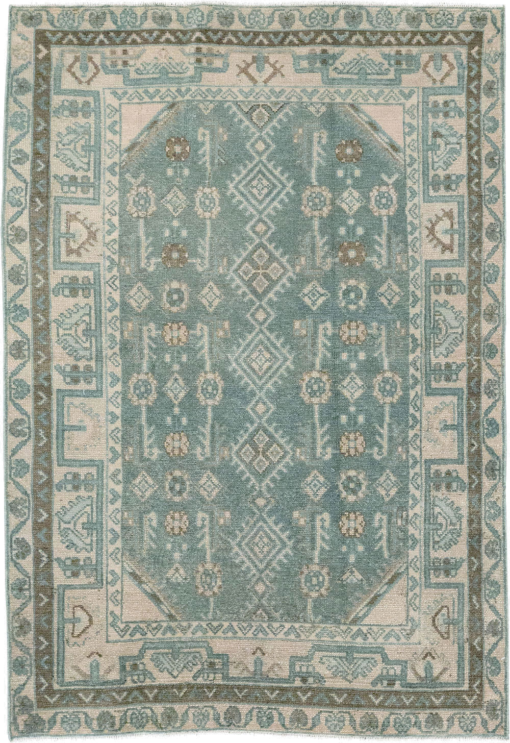 Vintage Persian Malayer Throw Rug (Pair: 2 of 2), No.31988 - Gss