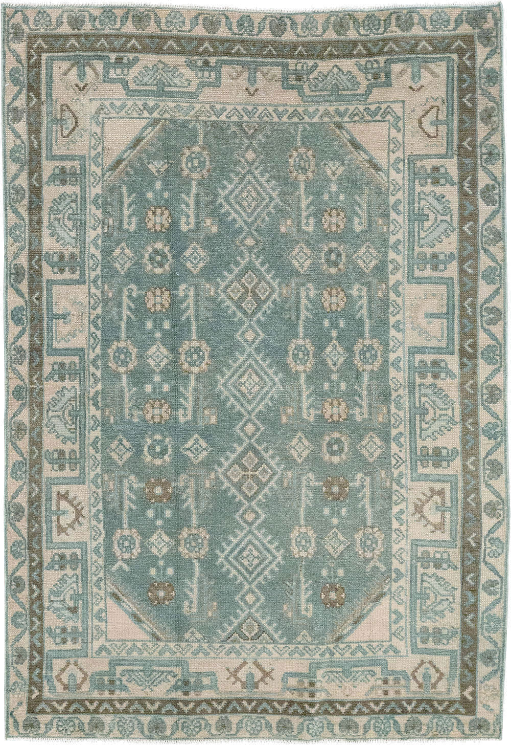 Vintage Persian Malayer Throw Rug (Pair: 2 of 2), No.31988 - Gss