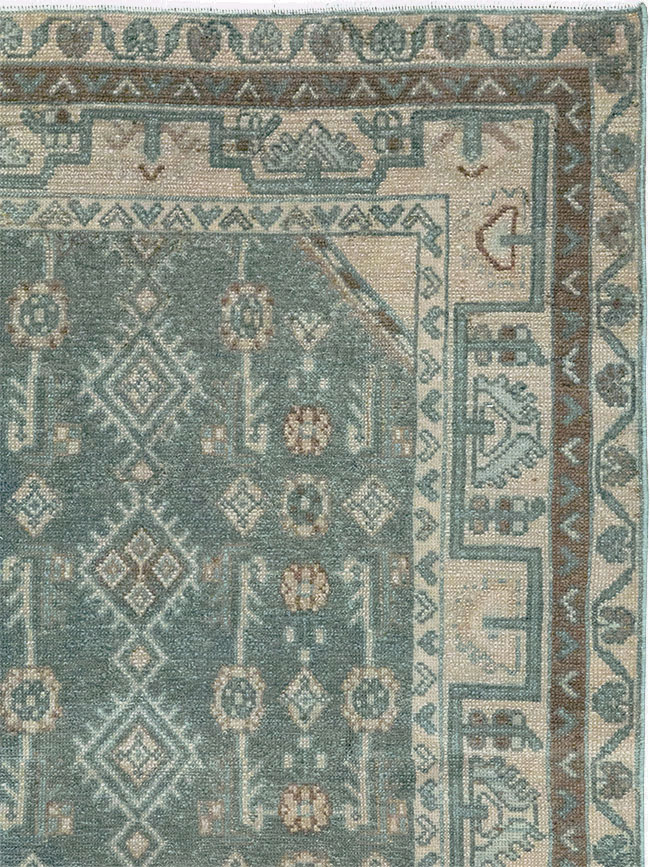 Vintage Persian Malayer Throw Rug (Pair: 2 of 2), No.31988 - Gss