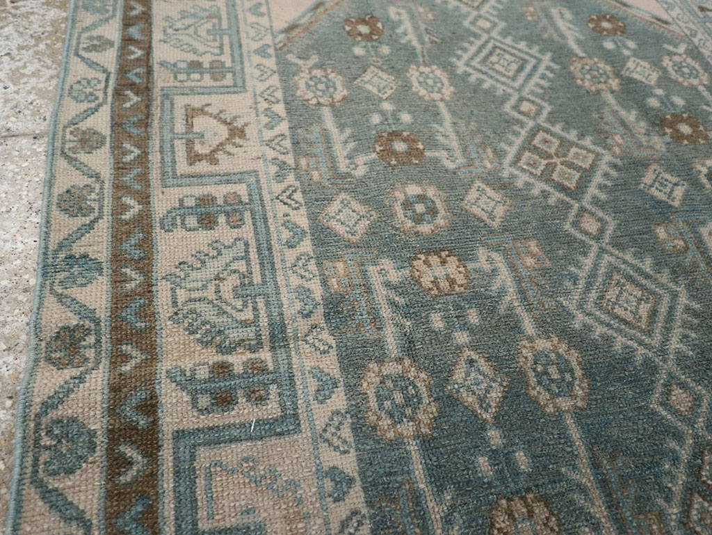 Vintage Persian Malayer Throw Rug (Pair: 2 of 2), No.31988 - Gss