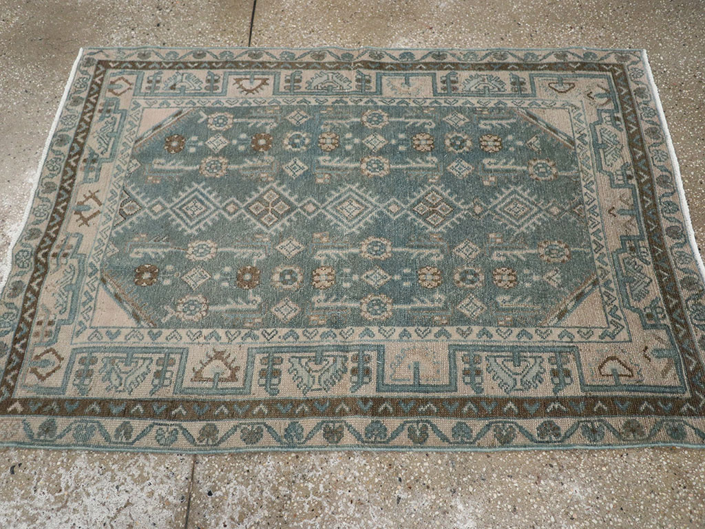 Vintage Persian Malayer Throw Rug (Pair: 2 of 2), No.31988 - Gss