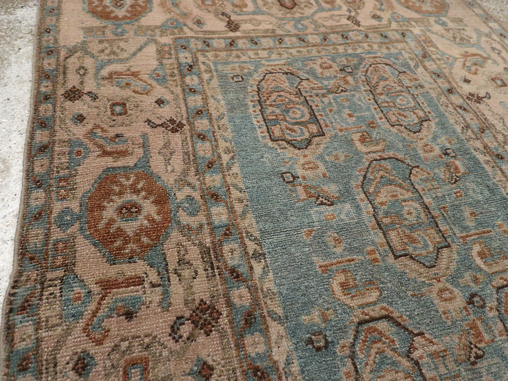 Vintage Persian Malayer Throw Rug, No.31989 - Gss