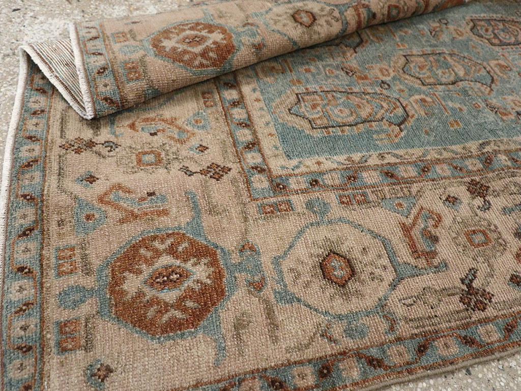 Vintage Persian Malayer Throw Rug, No.31989 - Gss