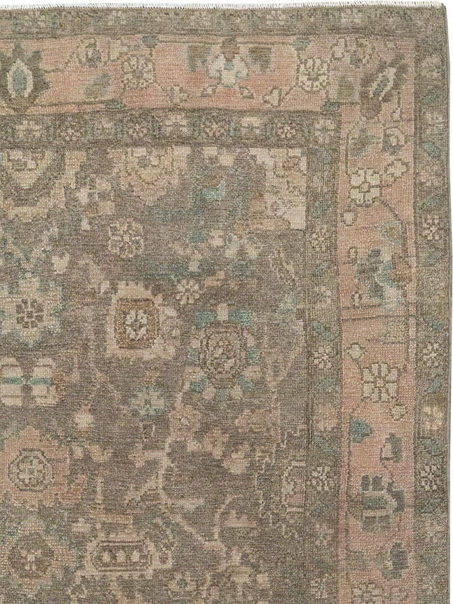 Vintage Persian Malayer Accent Rug, No.31992 - Gss