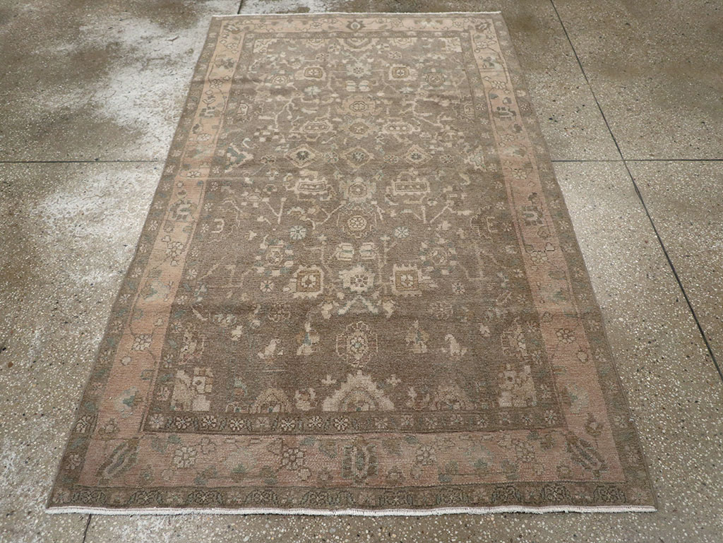 Vintage Persian Malayer Accent Rug, No.31992 - Gss