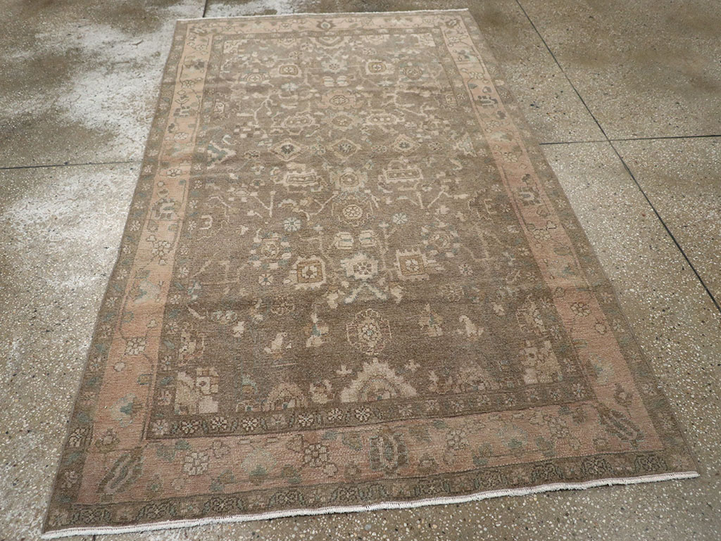 Vintage Persian Malayer Accent Rug, No.31992 - Gss