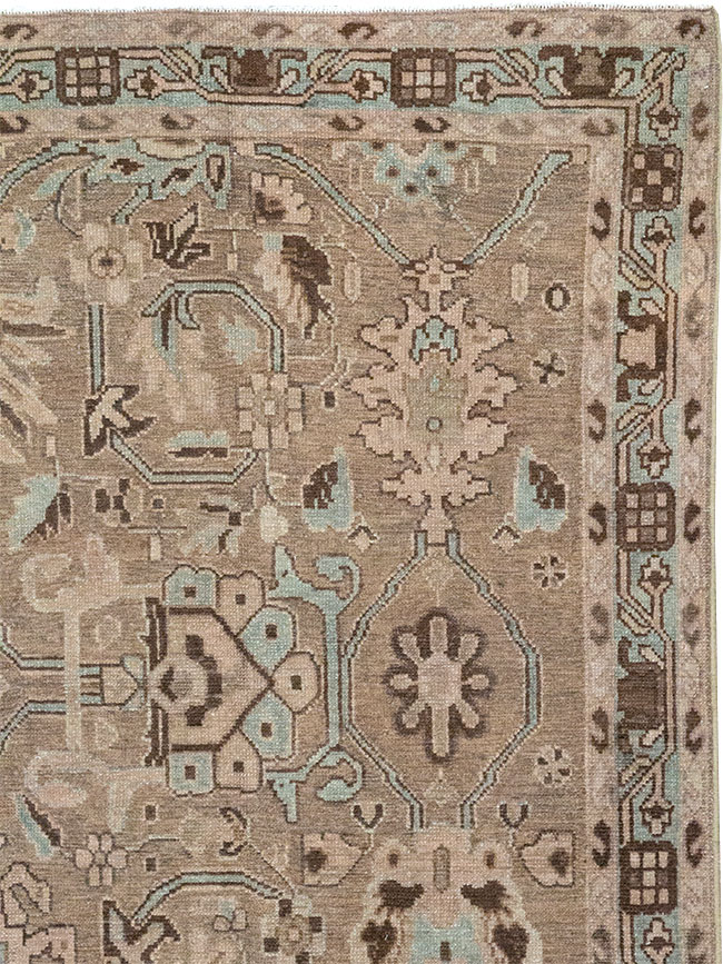 Vintage Persian Malayer Accent Rug, No.31993 - Gss