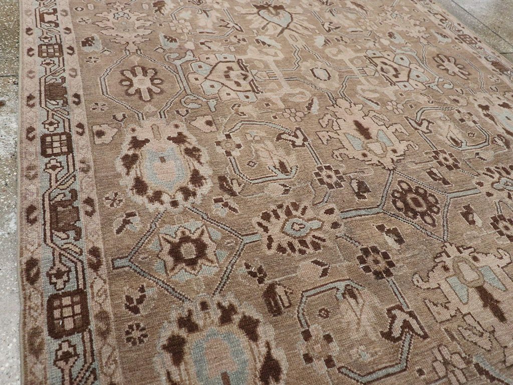 Vintage Persian Malayer Accent Rug, No.31993 - Gss
