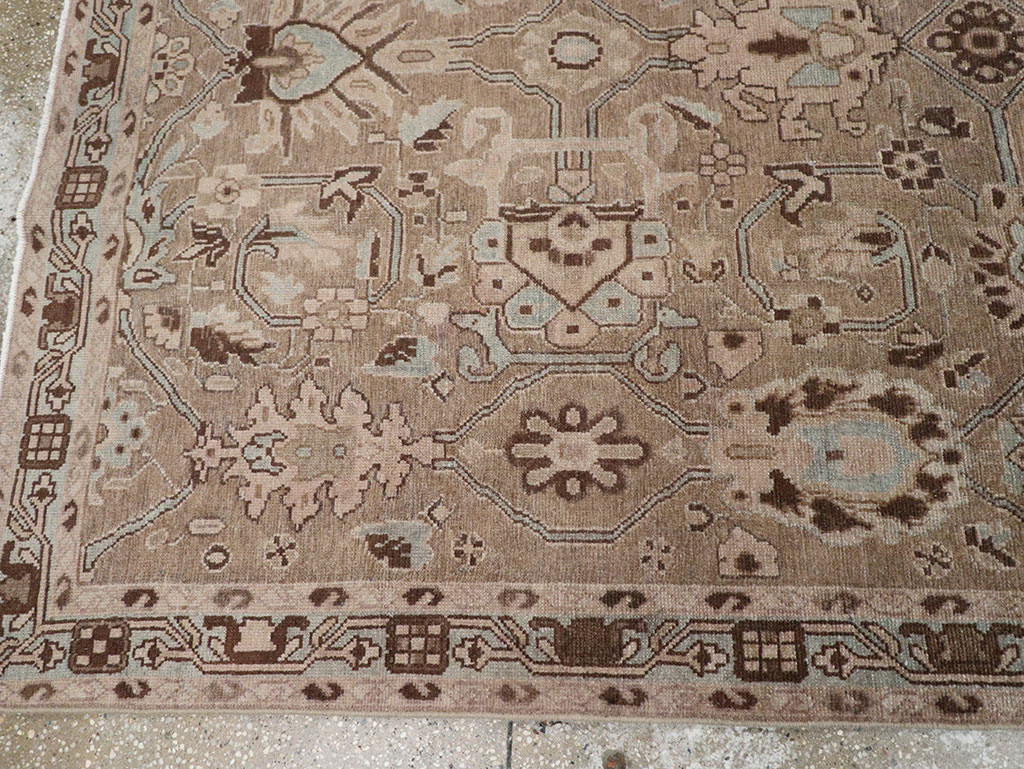 Vintage Persian Malayer Accent Rug, No.31993 - Gss