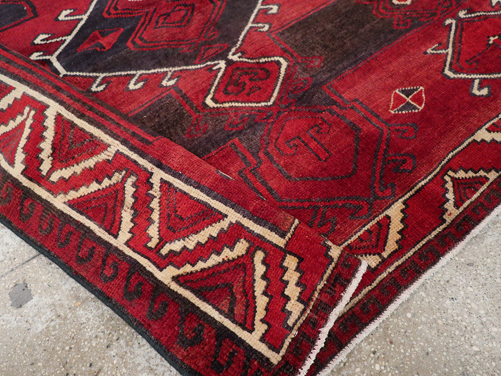 Vintage Persian Lori Square Accent Rug, No.31998 - Gss