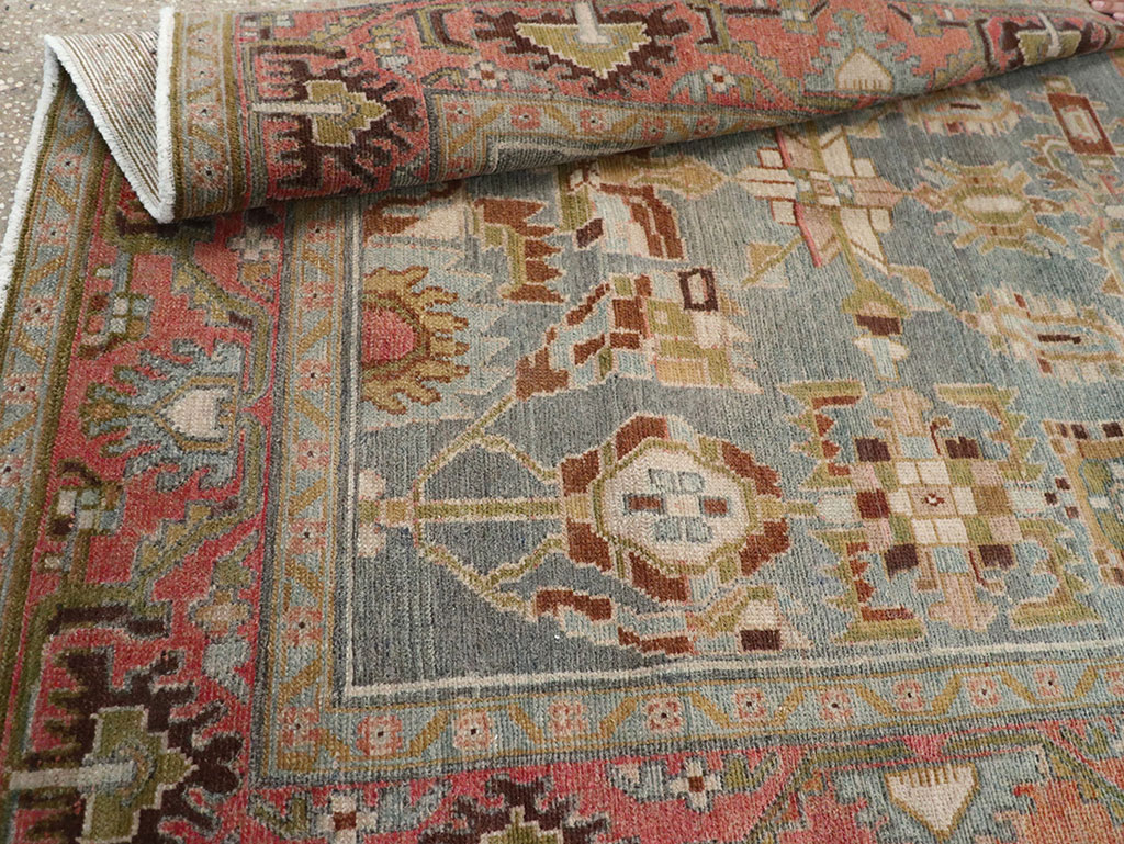 Vintage Persian Malayer Throw Rug, No.31999 - Gss