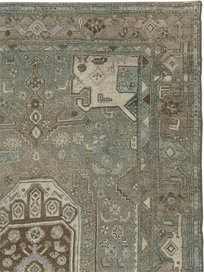 Antique Persian Kurdish Accent Rug, No.32001 - Gss