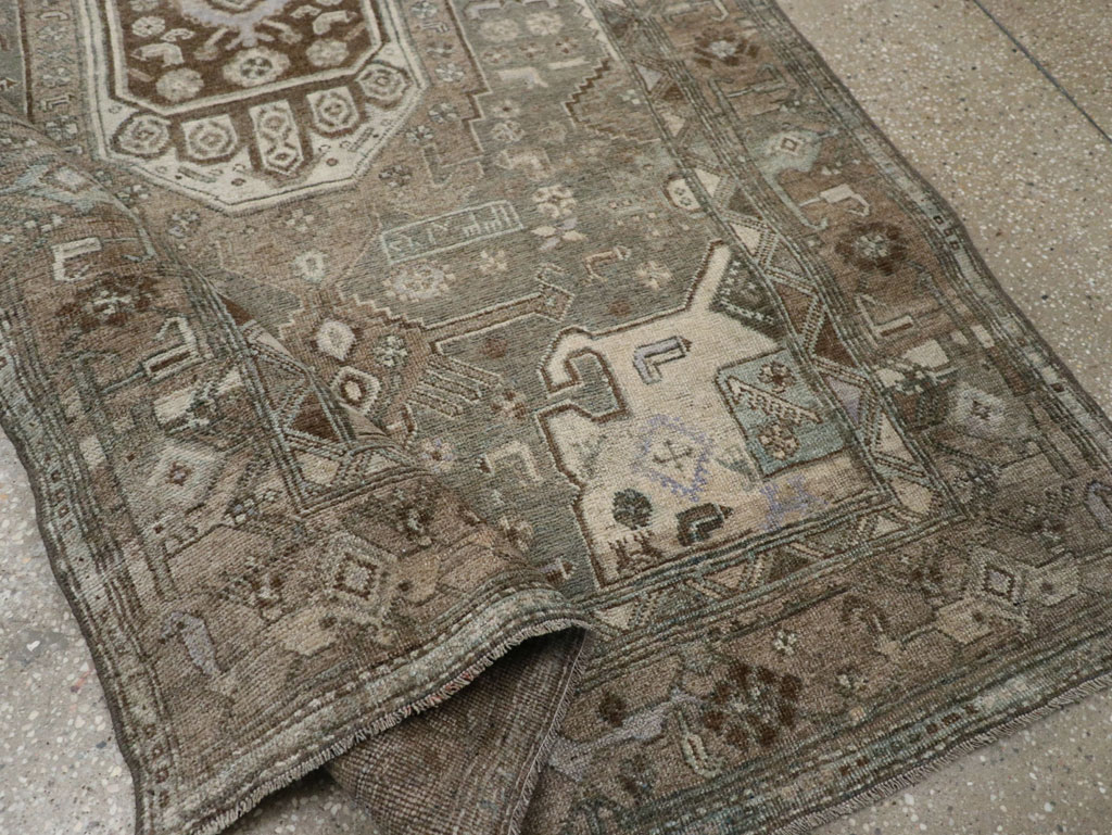 Antique Persian Kurdish Accent Rug, No.32001 - Gss