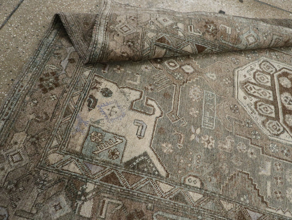 Antique Persian Kurdish Accent Rug, No.32001 - Gss