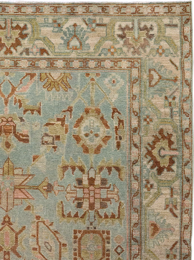 Vintage Persian Malayer Accent Rug, No.32002 - Gss