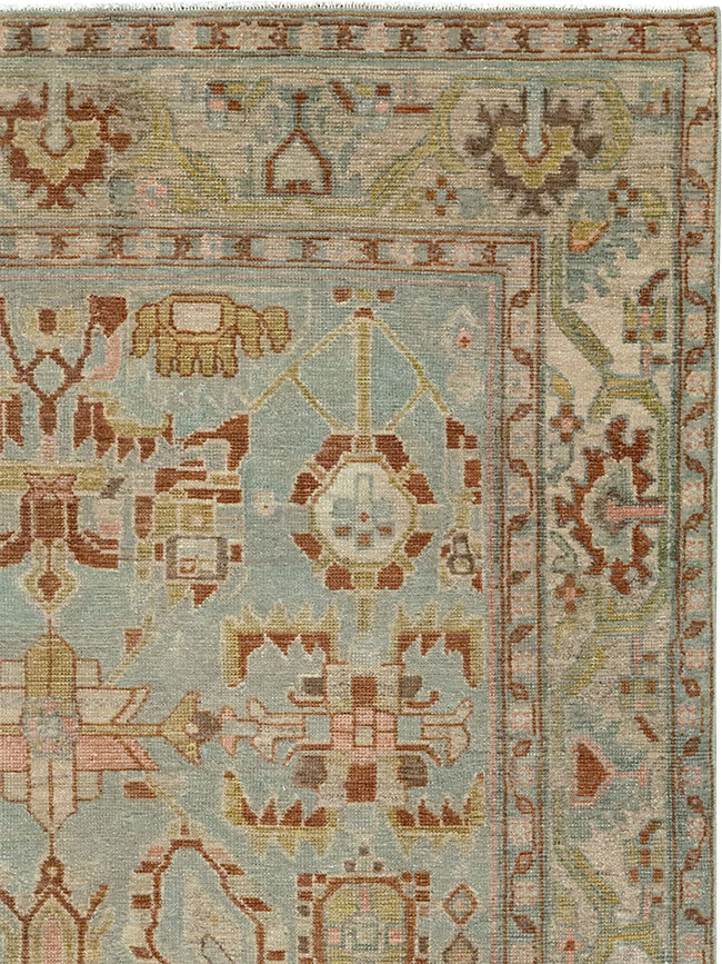 Vintage Persian Malayer Accent Rug, No.32002 - Gss