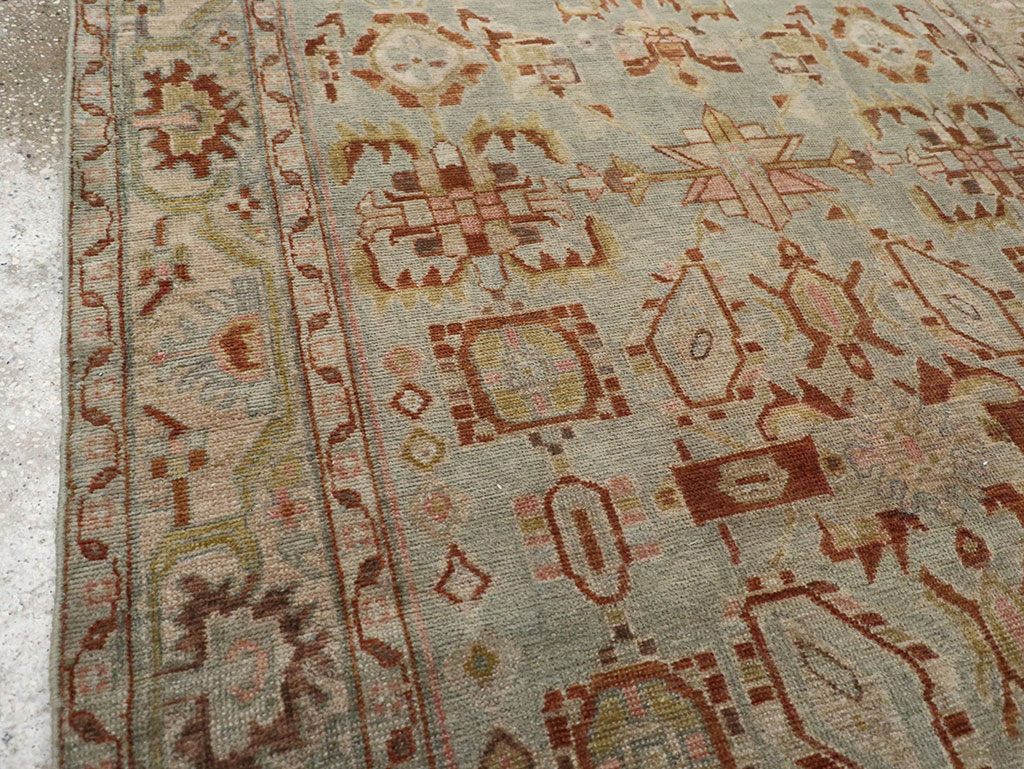 Vintage Persian Malayer Accent Rug, No.32002 - Gss