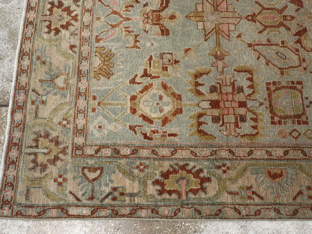 Vintage Persian Malayer Accent Rug, No.32002 - Gss