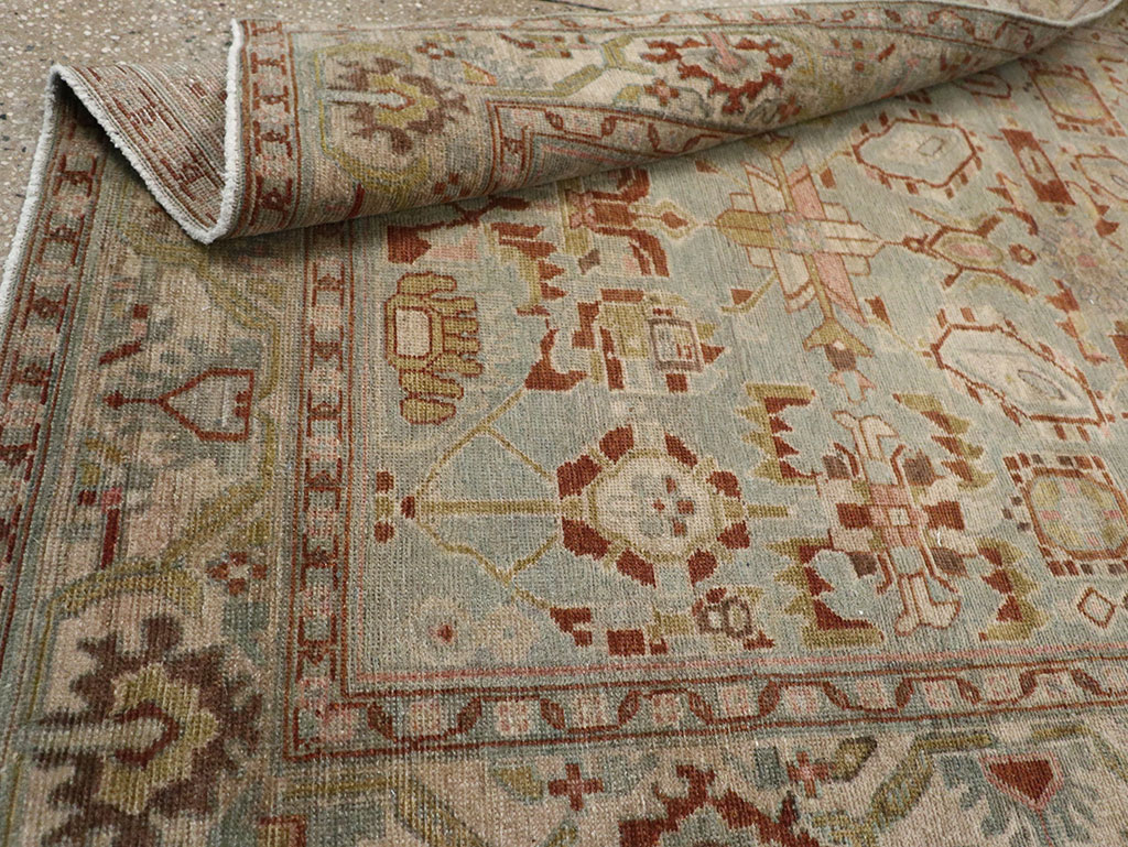 Vintage Persian Malayer Accent Rug, No.32002 - Gss