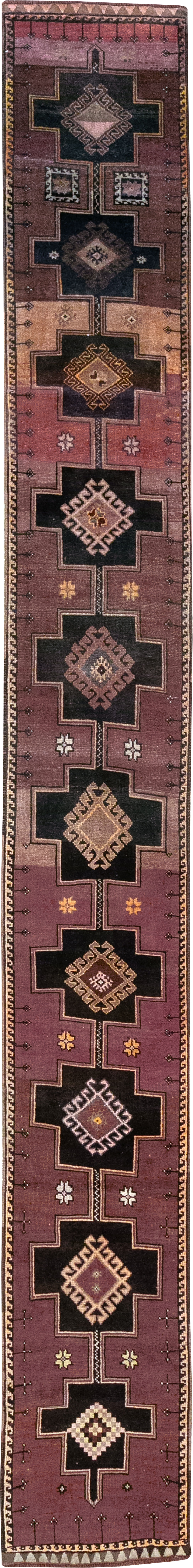 Vintage Turkish Anatolian Long Runner, No.32004 - Gss